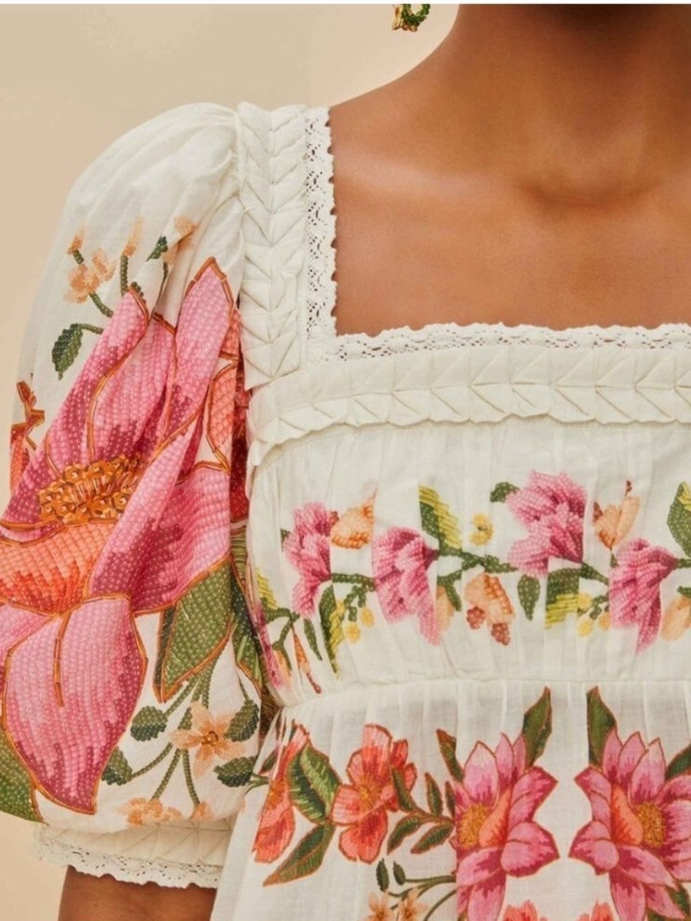 FARM Rio Summer Fruit Blouse NWT - Picture 6 of 12